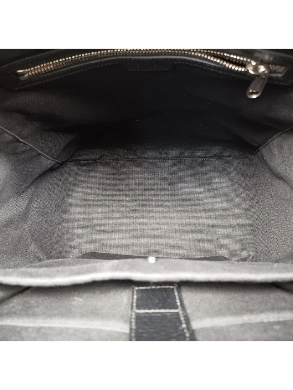 Gucci Interlocking Black GG Supreme Canvas Leather Backpack